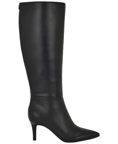 Guess Women's Wayla Knee High Pointed Toe Dress Boots In Multi