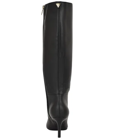 Guess Women's Wayla Knee High Pointed Toe Dress Boots In Multi