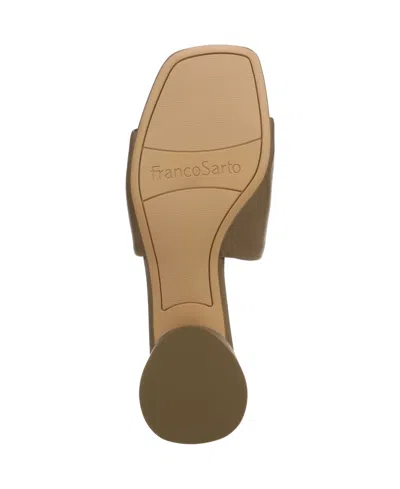 Franco Sarto Women's Loran Stacked Heel Slide Dress Sandals In Multi