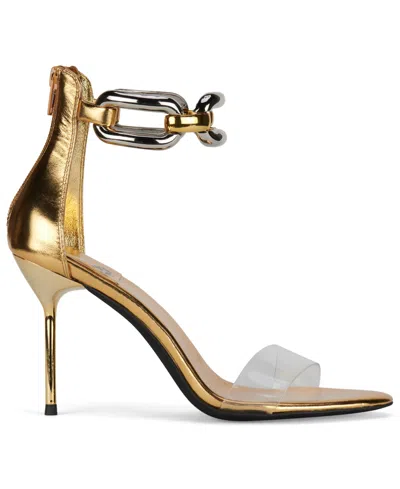 Jeffrey Campbell Women's Embellished High-heel Dress Sandals In Gold