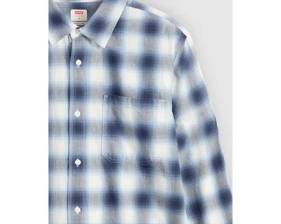 Levi's Men's Duboce Boxy Regular-fit Overshirt In Blue