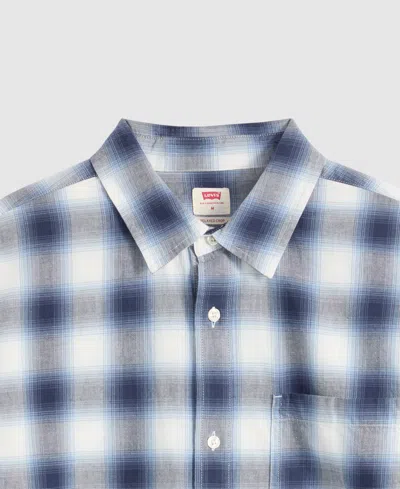 Levi's Men's Duboce Boxy Regular-fit Overshirt In Blue