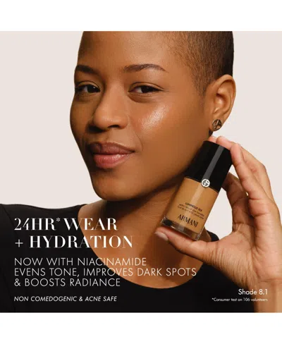 Armani Collezioni Luminous Silk Natural Glow 24-hour Wear Blurring Liquid Foundation, 1.0 Oz. In Transparent