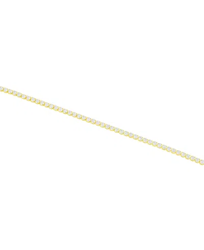 And Now This Cubic Zirconia 18k Gold Plated Brass Chain Duo Bracelet, Macy's Exclusive In Gold