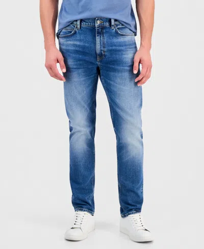 Hugo Boss Men's 708 Straight-fit Jeans In Blue