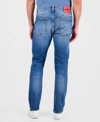 Hugo Boss Men's 708 Straight-fit Jeans In Blue