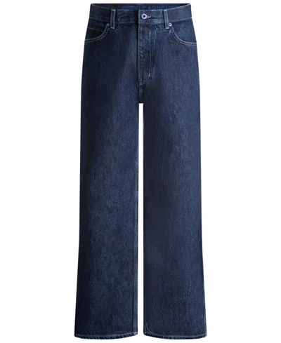 Hugo Boss Men's Straight-fit Carpenter Jeans In Blue