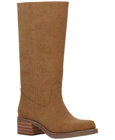 Frye And Co Miranda 14 Wide Calf In Brown