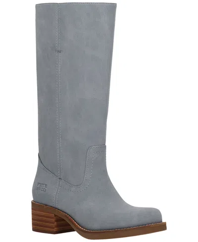 Frye And Co Miranda 14 Wide Calf In Blue
