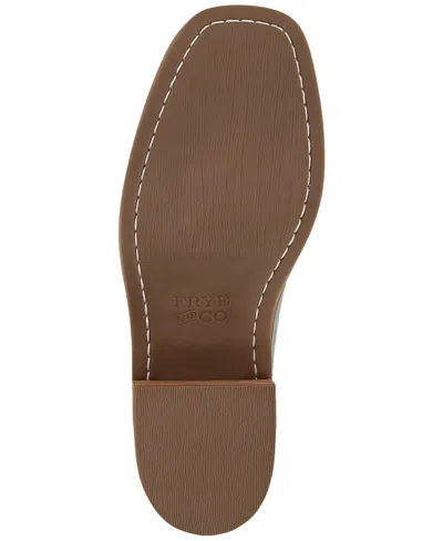 Frye And Co Miranda 14 Wide Calf In Blue