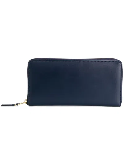 Comme Des Garçons Classic Leather Line Wallet By Comme Des Garc In Blue