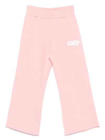 Off-white Type Graphic Sweatpant By Off White Kids In Pink