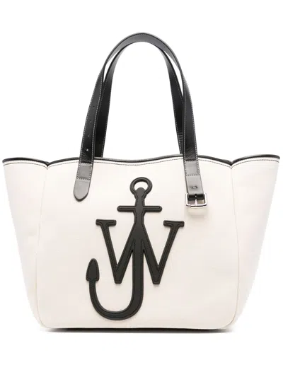 Jw Anderson J. W.anderson Belt Tote By J. W.anderson In White
