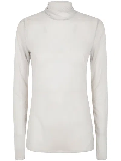 Yohji Yamamoto R-turtleneck T In White
