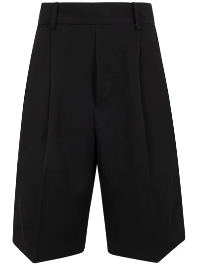 Yohji Yamamoto Women's R-4tuck Short Pants In Black