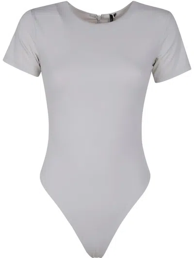 Entire Studios Tee Bodysuit - Nylon Spandex In Gray