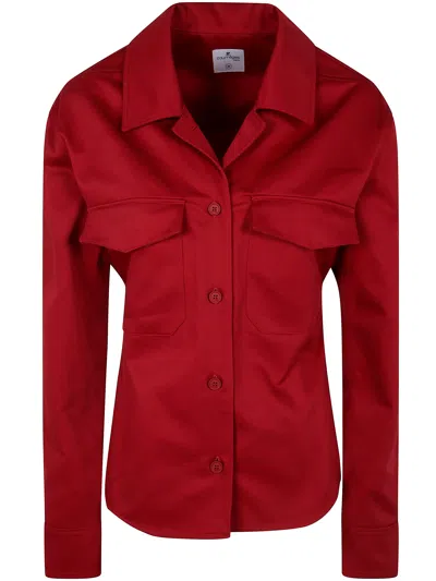 Courrèges Shirt Utility Polycotton In Red