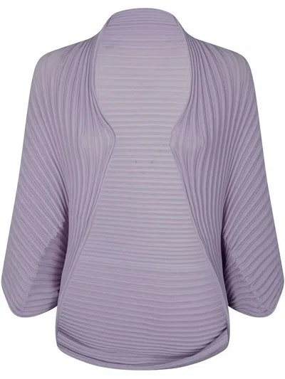 Issey Miyake Stream Cardigan In Pink
