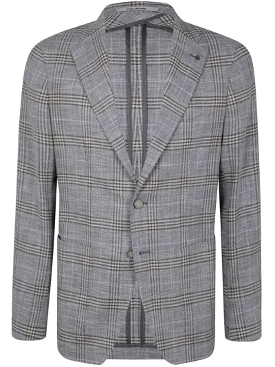Tagliatore Man Jacket In Gray