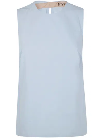 N°21 Cotton Shirt In Blue