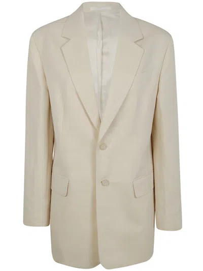 Filippa K Davina Cotton Linen Blazer In Neutral