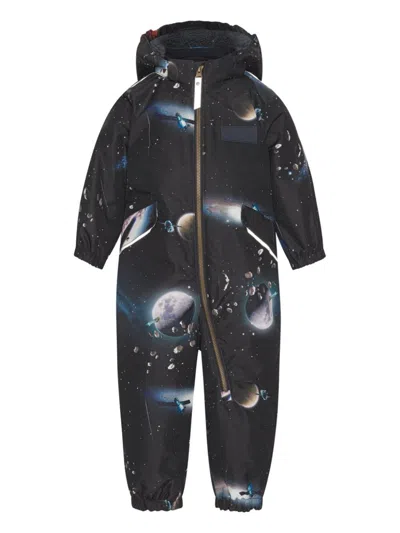 Molo Hyde Baby Snowsuit In Multi