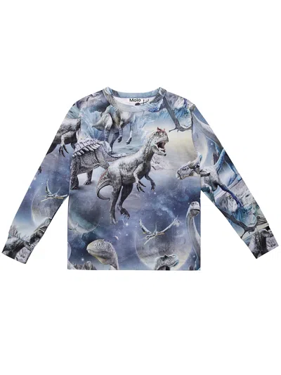 Molo Rill T-shirt Long Sleeves In Multi