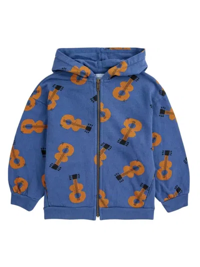 Bobo Choses Acoustic Guitar All Over Hoodie In Blue