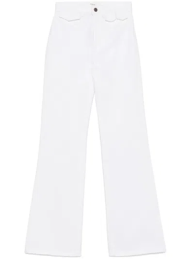 Chloé High-rise Flare Jeans In White
