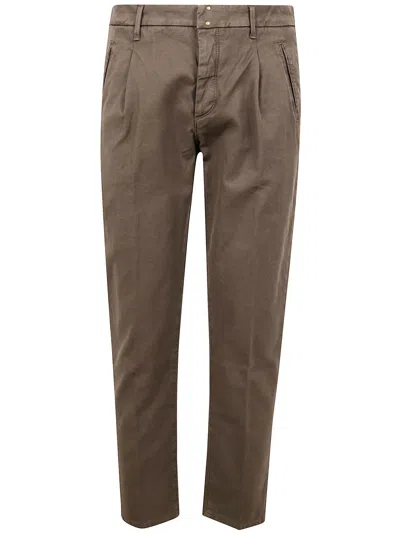 Incotex Blue Division Pantalone Special Ppt Stretch Solid In Brown