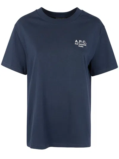 Apc A. P.c. Rue Madame Gots Standard T-shirt In Blue