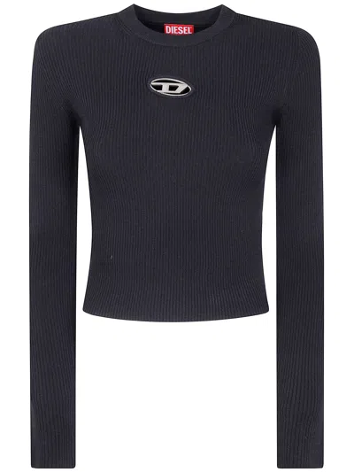Diesel Valari Round Neck Sweater In Black