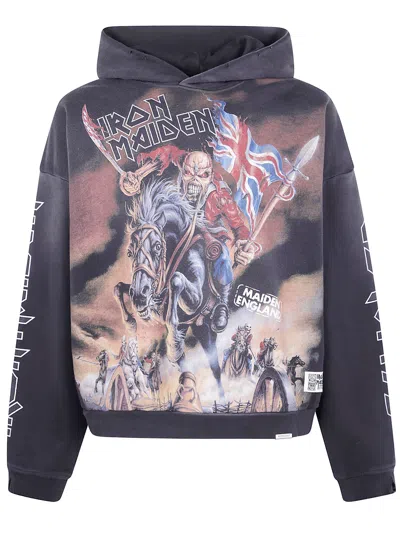 Represent "iron Maiden Steed" Hoodie In Black