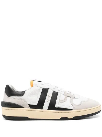Lanvin Multicolour Leather Sneaker In White