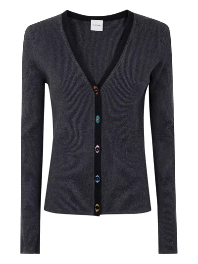 Paul Smith Knitwear Cardigan In Black