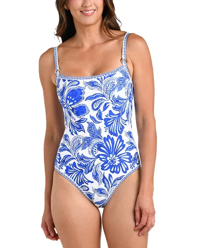 La Blanca Botanical Brocade One Piece Swimsuit In Multi