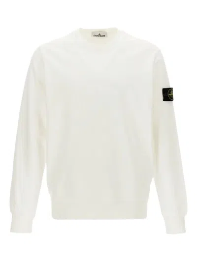 Stone Island Sweaters Light And Natural In White
