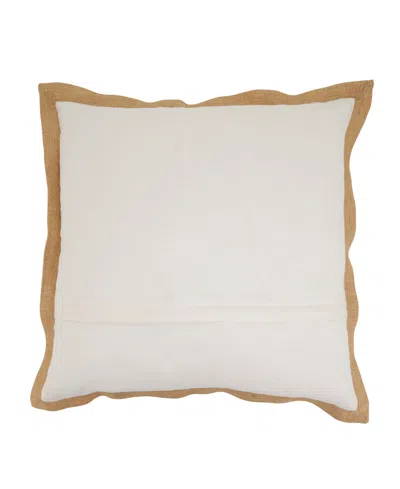 Saro Lifestyle Embroidered Owl Poly Filled Decorative Pillow, 20" X 20" In Multi