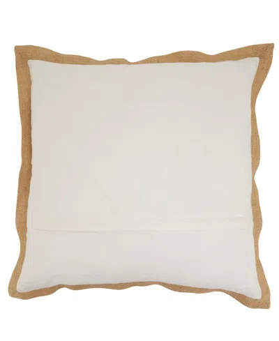 Saro Lifestyle Embroidered Turkey Poly Filled Decorative Pillow, 20" X 20" In Multi