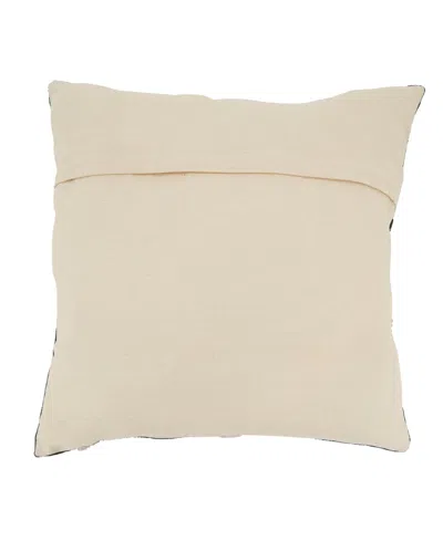 Saro Lifestyle Velvet Boho Circles Poly Filled Decorative Pillow, 20" X 20" In Multi