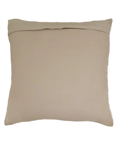 Saro Lifestyle Banded Down Filled Decorative Pillow, 20" X 20" In Multi