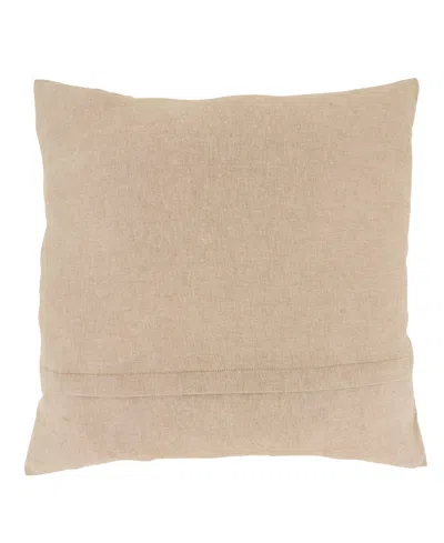 Saro Lifestyle Golden Grove Leaf Down Filled Decorative Pillow, 20" X 20" In Pink