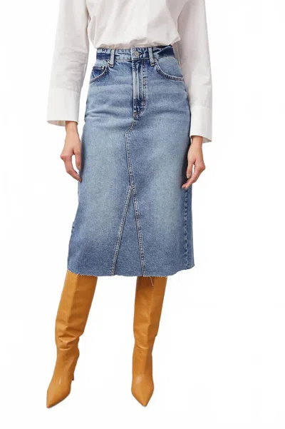 Rails Highland Jean Skirt In Vintage Sapphire In Blue