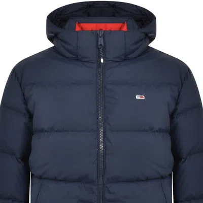 Tommy Jeans Essential Down Jacket Navy In Blue