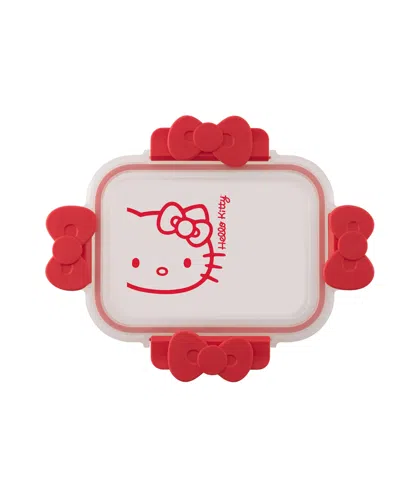 Joyjolt Hello Kitty Fluted Food Storage Containers, Set Of 2 In Pink