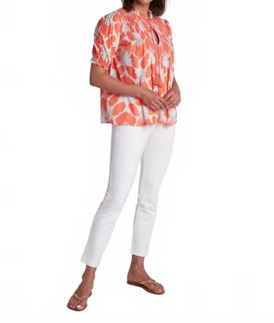 Ck Bradley Cayman Top In Iris Salmon In Multi