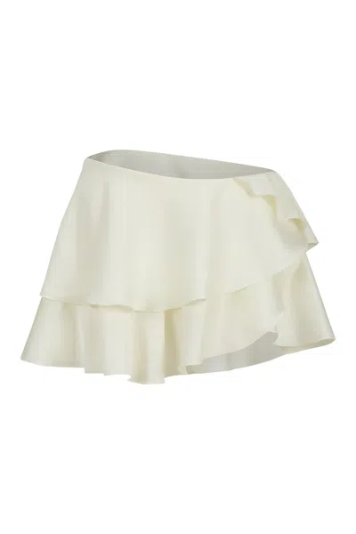 Growny Women's Lalita Skirt White In Yellow