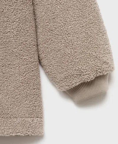 Mango Women's Shearling Pajama Sweatshirt In Neutral