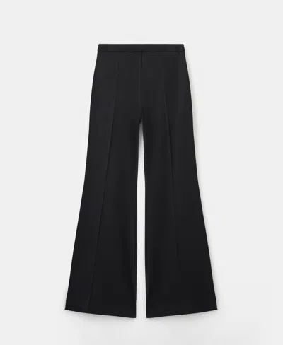 Mango Women's High-waisted Flared Pants In Black