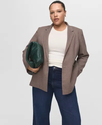 Mango Women's Danila High-waisted Wide-leg Jeans In Blue